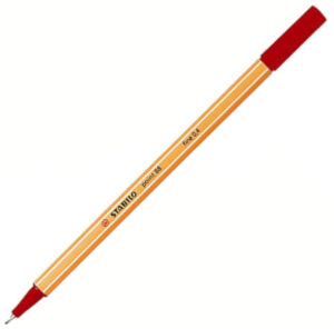 Cienkopis Point 88 czerw.Stabilo