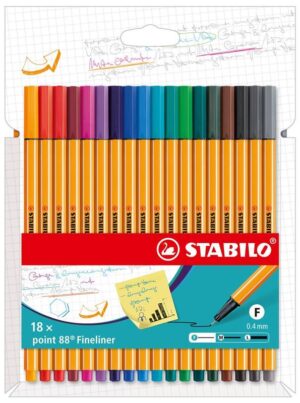 Cienkopisy Point 88 18k, Stabilo