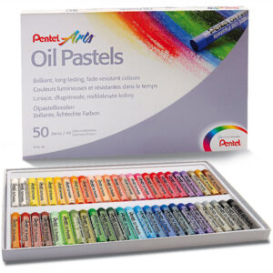 Pastele olejne 50 szt. w 49-kol. 8.6 x 60.5 mm PHN-50, Pentel