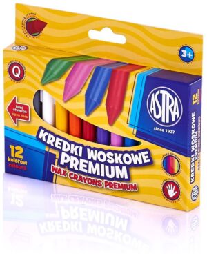 Kredki woskowe 12-kol. Vision, Astra