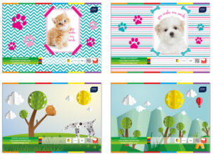 Zeszyt papierów kolorowych A4, Interdruk