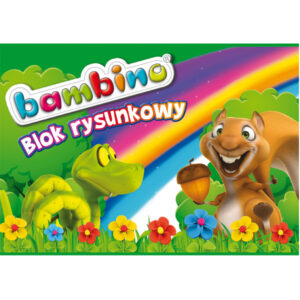 Blok rysunkowy A4 20 k. Bambino, Unipap