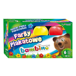 Farby plakatowe 6 kol. 20 ml., St.Majewski