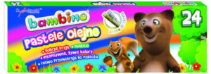 Pastele olejne 24kol Bambino, St.Majewski