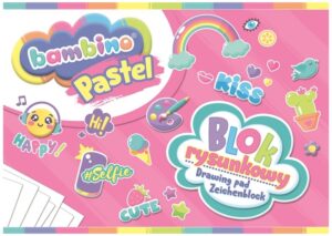 Blok rysunkowy A4 20 k., pastel, Bambino, Unipap
