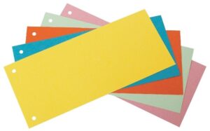 Przekładki 1/3 A4 98x240 mix 100szt, Gimar