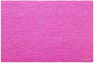 Krepina 180 g/m2 różowa (Pink) 50x250cm 549, Cartotecnica Rossi
