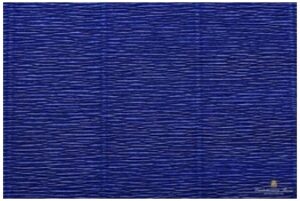 Krepina 180 g/m2 granatowa (Blue) 50x250cm 555, Cartotecnica Rossi