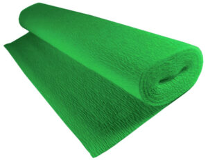 Krepina 180 g/m2 zielona (Green) 50x250cm 563, Cartotecnica Rossi