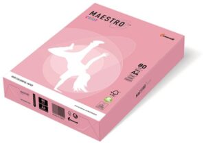 Papier ksero kolorowy A4 80g. 500 ark. różowy PI25, Maestro color