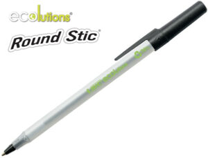 Długopis Ecolutions Round Stic czar., BiC