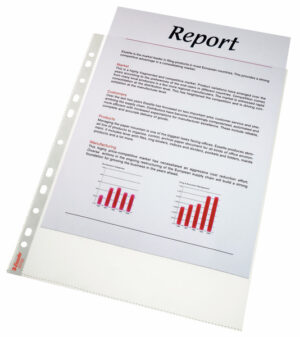 Koszulki A4 krystaliczne 55mic.100szt.Esselte