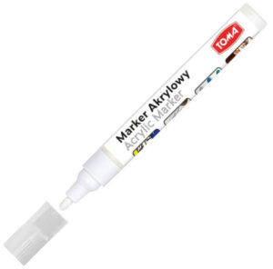 Marker akrylowy biały 402-07, Toma