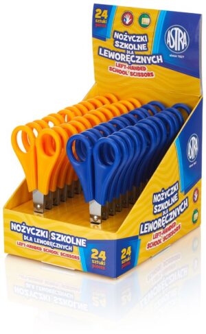 Nożyczki leworęczne szkolne, Astra