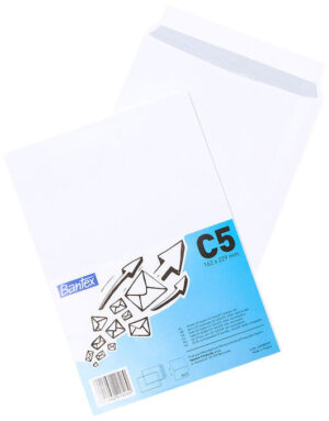 Koperta C5 biała HK 25 szt, Bantex