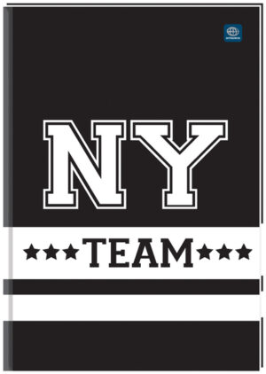 Brulion A5 96 k. gładki oprawa twarda, Interdruk