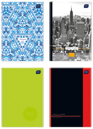 Brulion A4 160 k. kratka oprawa twarda, Interdruk