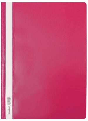 Skoroszyt plastikowy twardy A4 różowy ST-01-10, Biurfol