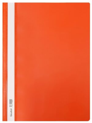 Skoroszyt plastikowy twardy A4 pomarańczowy, Biurfol