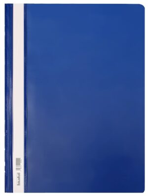 Skoroszyt plastikowy twardy A4 granat., Biurfol