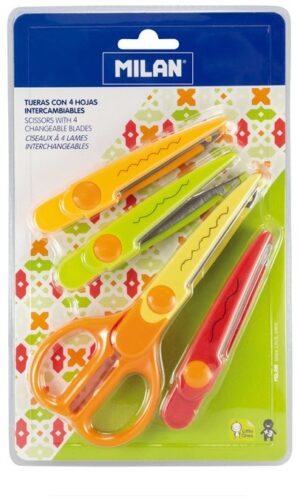 Nożyczki do wycinania wzorów z 4 ostrzami, Milan