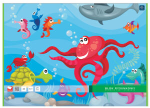 Blok rysunkowy A3 20 k. 80g, Interdruk