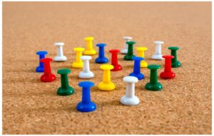 Tablica korkowa 150 x 100 cm rama drewniana 437517, MemoBe