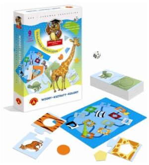 Gra Wzory kształty kolory - układanka edukacyjna 1320, Alexander