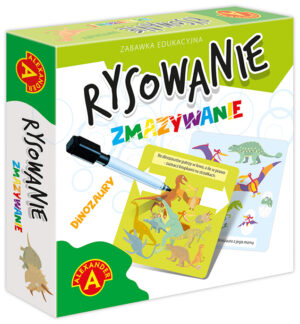 Rysowanie zmazywanie - dinozaury, Alexander