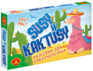 Gra zręcznościowa Susy w kaktusy, Skaczące czapeczki, Alexander