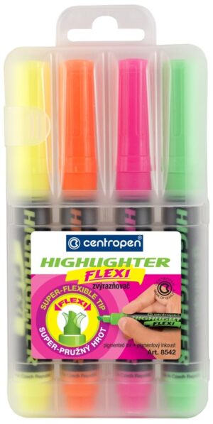 Zakreślacze 4-kol Flexi, Centropen