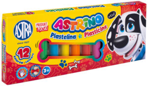 Plastelina 12-kol  Astrino ., Astra