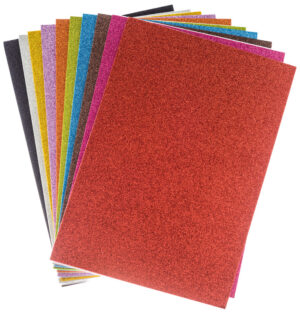 Pianka dekoracyjna A4 z klejem i brokatem GK410B, Brewis