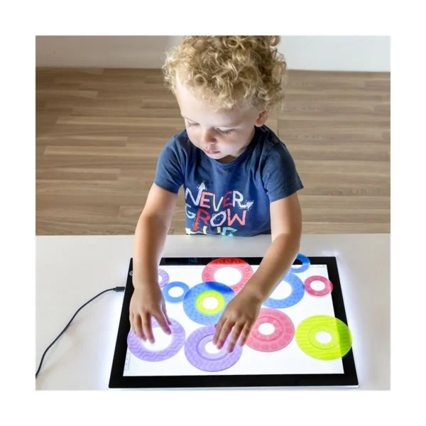 Lightpad i transparentne pierścienie