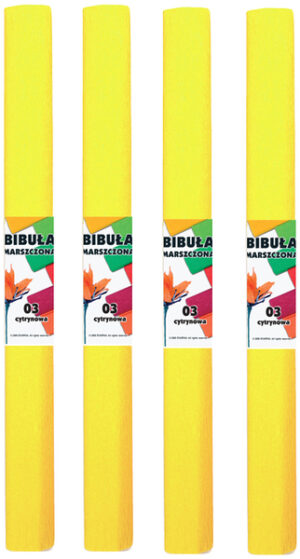 Krepina cytrynowa rolka 50 x 200 cm kol. 03, Starpak