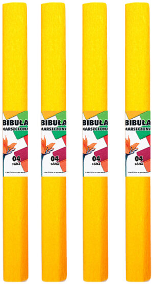 Krepina żółta 50x200cm 04, Starpak