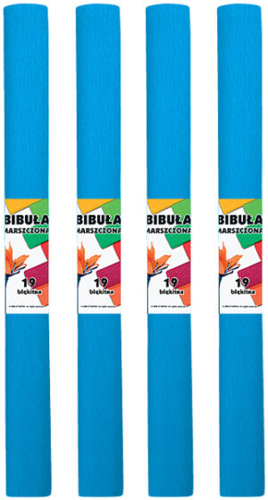 Krepina błękitna rolka 50 x 200 cm kol. 19, Starpak