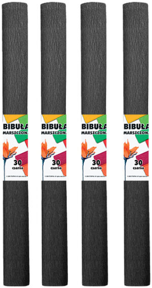 Krepina czarna rolka 50 x 200 cm kol. 30, Starpak