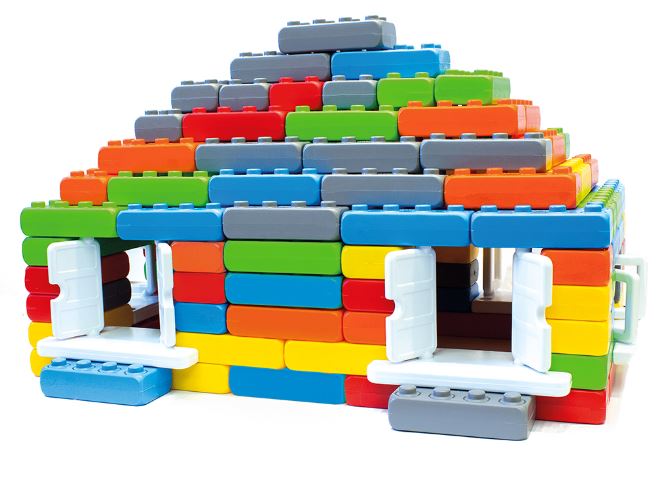 Klocki Cegła Junior okna + parapety - Image 2