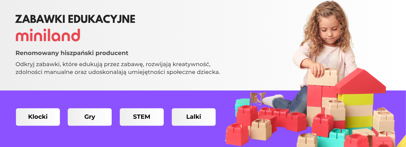 Miniland - Klocki Gry Lalki STEM